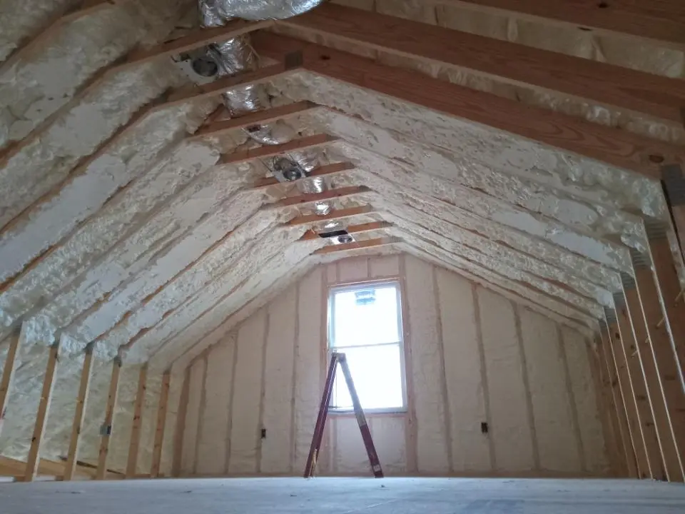 Spray foam roofing application for Crawl Space Insulation project in Wildomar